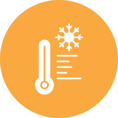 Termometre. Web simgesi basit tasarım