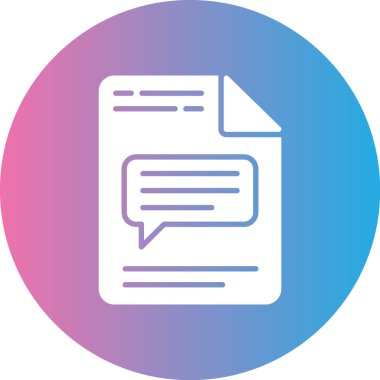 belge simgesi vektör illüstrasyonu