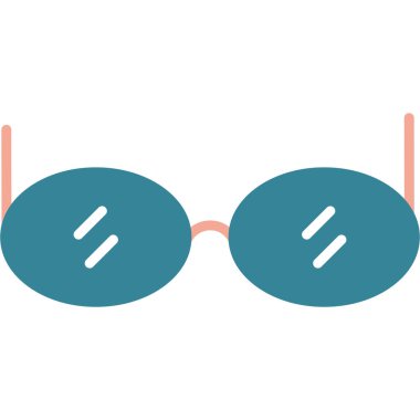 Gözlükler Düz Vektör Simgesi