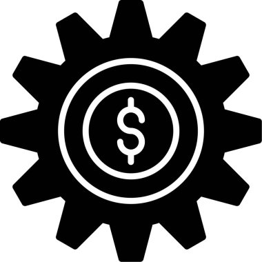 Dolar. Web simgesi basit illüstrasyon