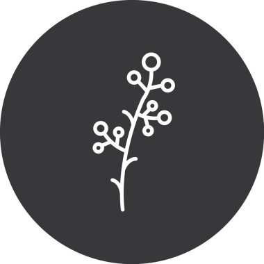 bitki simgesi vektör illüstrasyonu