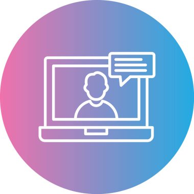 Seo simgesinin vektör illüstrasyonu