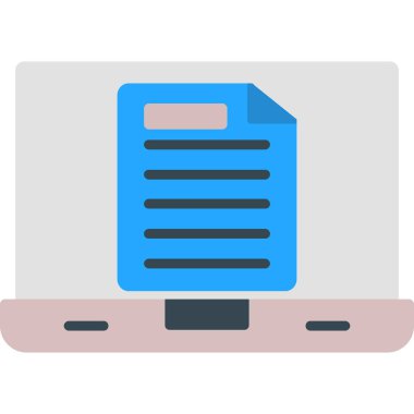 Bilgisayar. Web simgesi basit illüstrasyon