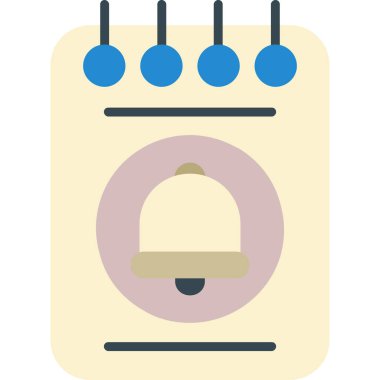 Takvim. Web simgesi basit illüstrasyon