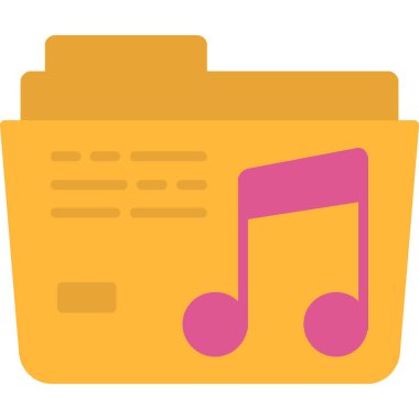 dosya dizini ikon vektör illüstrasyon tasarımı