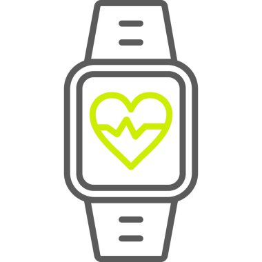 Akıllı Seç simgesi. web tasarımı için smartwatch vektör simgelerinin özet çizimi