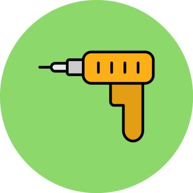 Tornavida. Web simgesi basit illüstrasyon