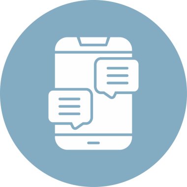 telefon mesajı iletisi vektör illüstrasyonu