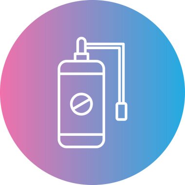 Gaz simgesinin vektör illüstrasyonu