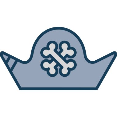 taç şapka ve taç vektör çizim tasarımı