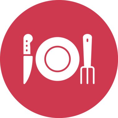 yemek çatalı vektör simgesi tasarımı