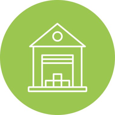 Benzersiz yapı vektör çizgisi simgesi