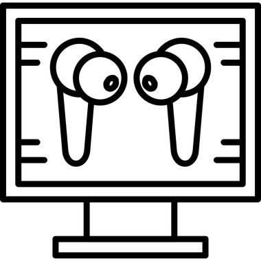 Bilgisayar faresi. Web simgesi basit illüstrasyon