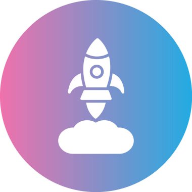 Roket simge vektör çizim