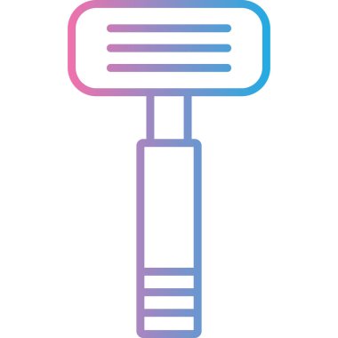 Tarak. Web simgesi basit illüstrasyon