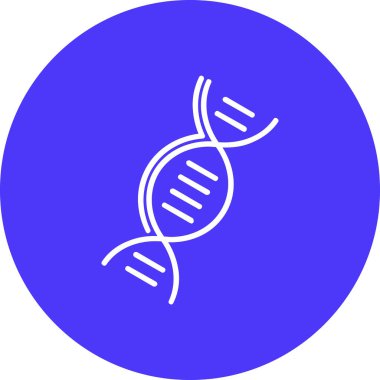 DNA. Web simgesi basit tasarım
