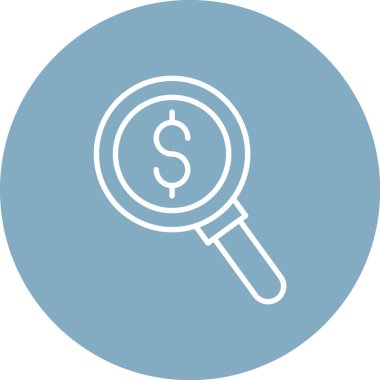 para büyütme cam vektör çizimi tasarımı