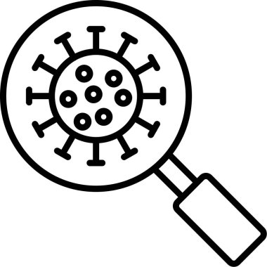 Virüs. Web simgesi basit illüstrasyon