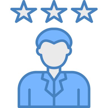 Müşteri servisi düz ikon vektör çizimi