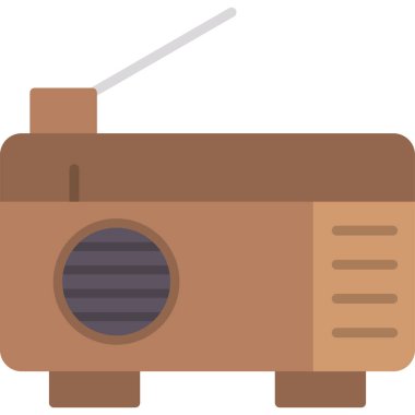 radyo simgesi vektör illüstrasyonu