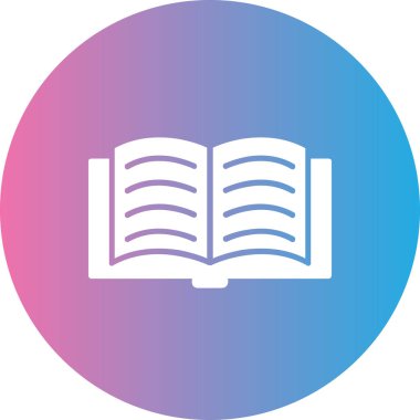 Kitap simgesinin vektör illüstrasyonu