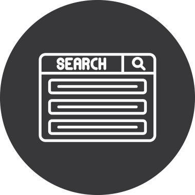 seo modern simgesinin vektör illüstrasyonu