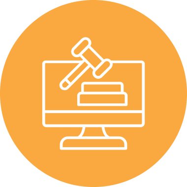 web simgesi, dizüstü bilgisayar vektör illüstrasyon