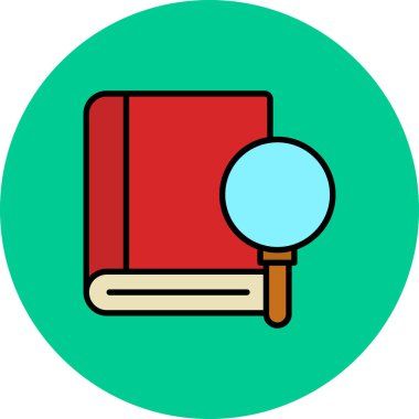 kitap simgesi vektör illüstrasyonu