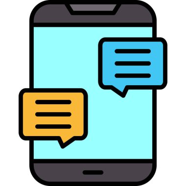 cep telefonu ikonu vektör illüstrasyonu