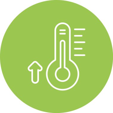 Termometre modern ikon vektör çizimi