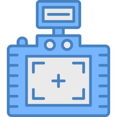 Elektronik. Web simgesi basit illüstrasyon