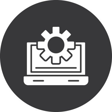 Ayarlama. Web simgesi basit illüstrasyon