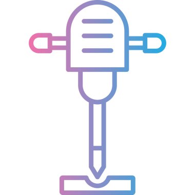 Mikrofon. Web simgesi basit illüstrasyon