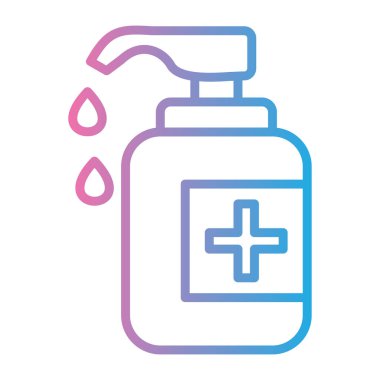 Tıbbi şişenin vektör çizimi