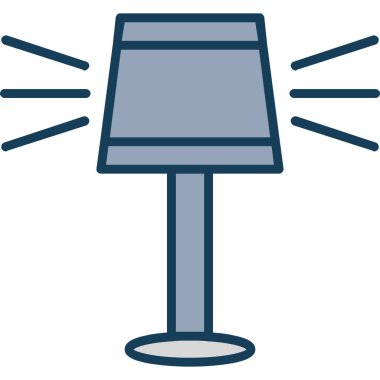 ışık simgesi, vektör illüstrasyonu