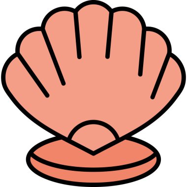 Çizgi film kabuğunun vektör çizimi