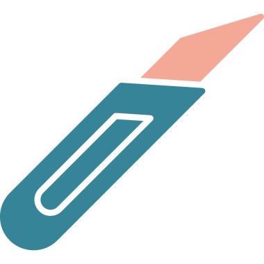 Kalem. Web simgesi basit illüstrasyon