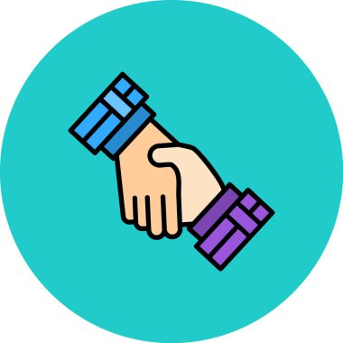 Tokalaşın. Web simgesi basit illüstrasyon