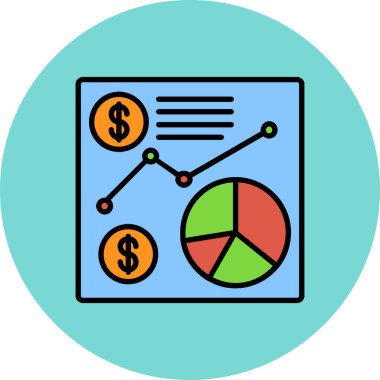Çizelge. Web simgesi basit illüstrasyon