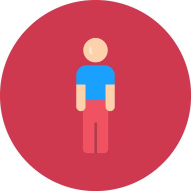 Düz biçimli Avatar insan simgesi