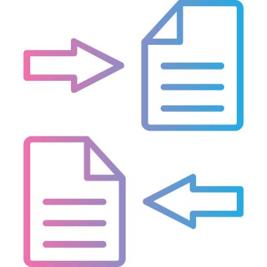 dosya simgesi, vektör illüstrasyonu