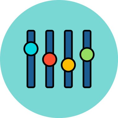 Seo teknolojisi simgesinin vektör illüstrasyonu