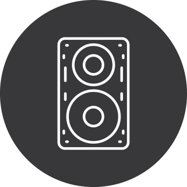 Müzik simgesinin vektör illüstrasyonu