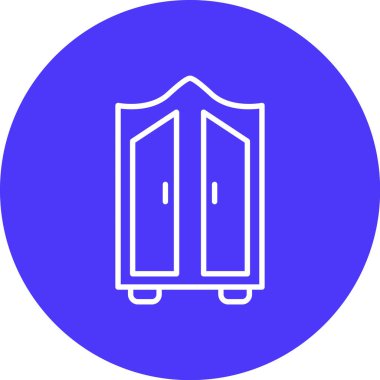 Kapı. Web simgesi basit illüstrasyon