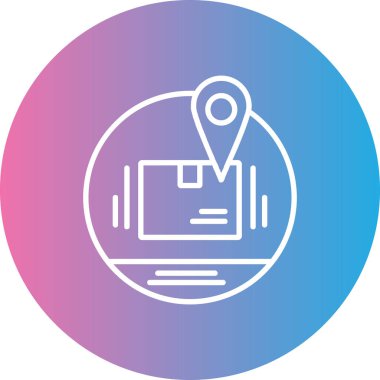 Konum simgesinin vektör illüstrasyonu