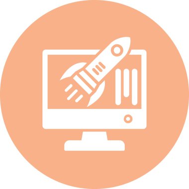 seo modern simgesinin vektör illüstrasyonu