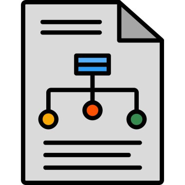 veri dosyası simgesi vektör illüstrasyonu