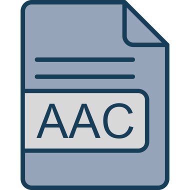 dosya biçimi simgesi, vektör illüstrasyonu