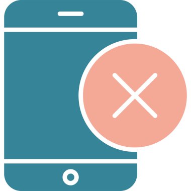 Akıllı telefon. Web simgesi basit illüstrasyon