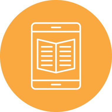 kitap simgesi, vektör illüstrasyonu